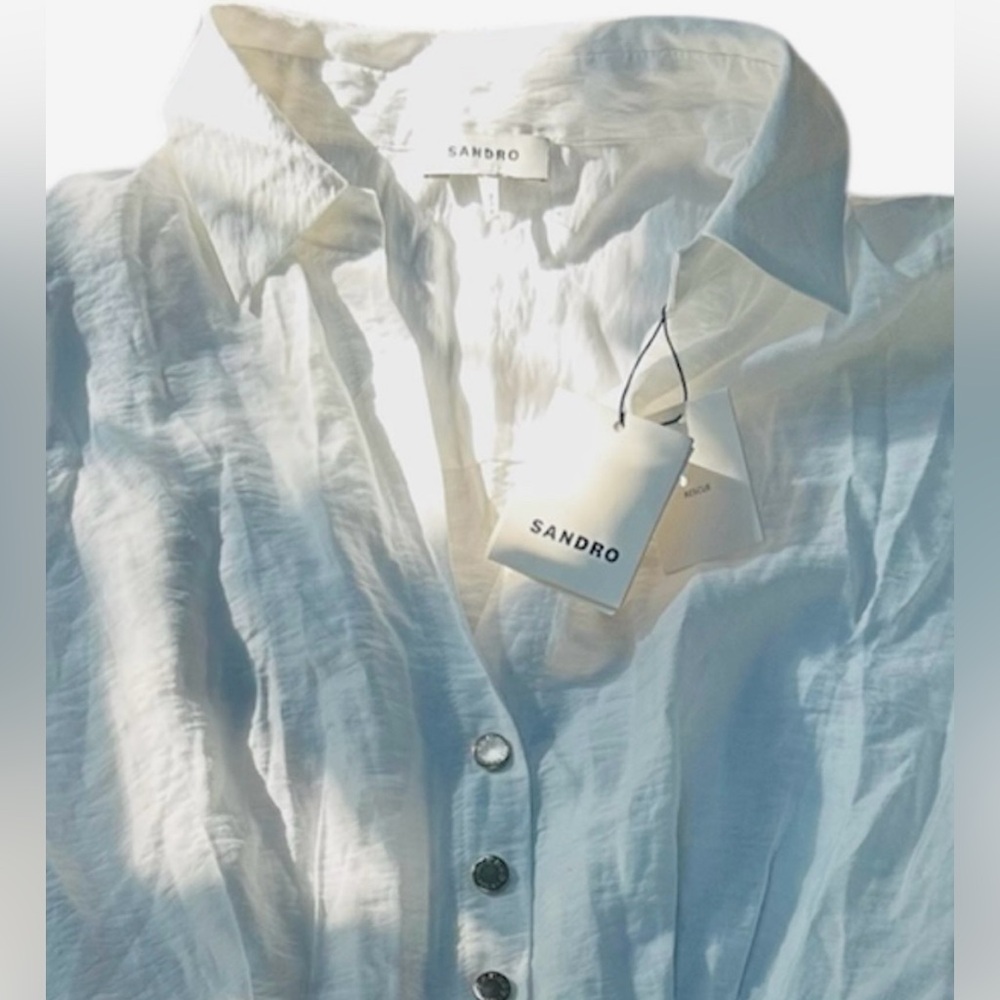 Sandro | Romy Ruched Dress - Picture 6 of 6